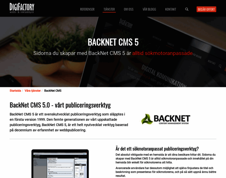 Backnet.se thumbnail