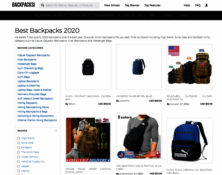 Backpacksi.com thumbnail