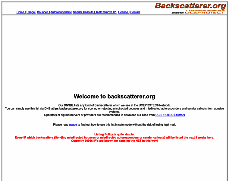 Backscatterer.org thumbnail Backscatterer.org thumbnail