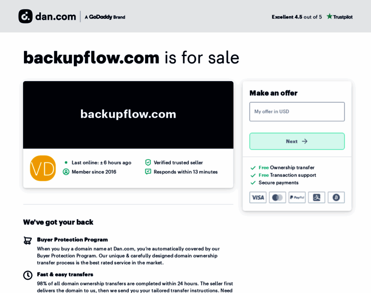Backupflow.com thumbnail