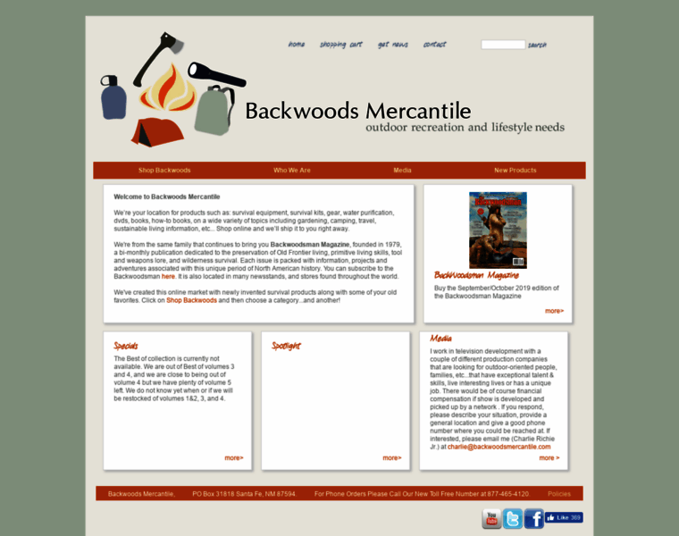 Backwoodsmercantile.com thumbnail