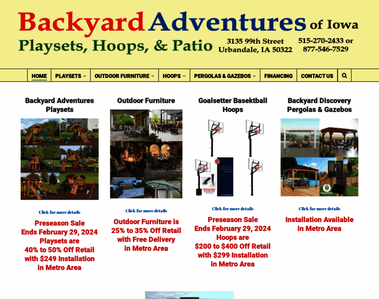 Backyardadventuresiowa.com thumbnail