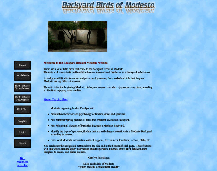 Backyardbirdsofmodesto.com thumbnail