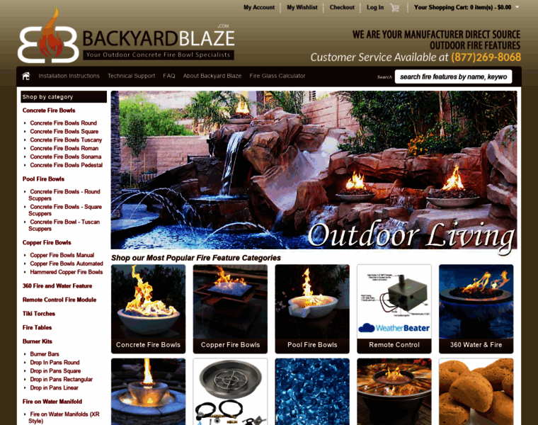 Backyardblaze.com thumbnail