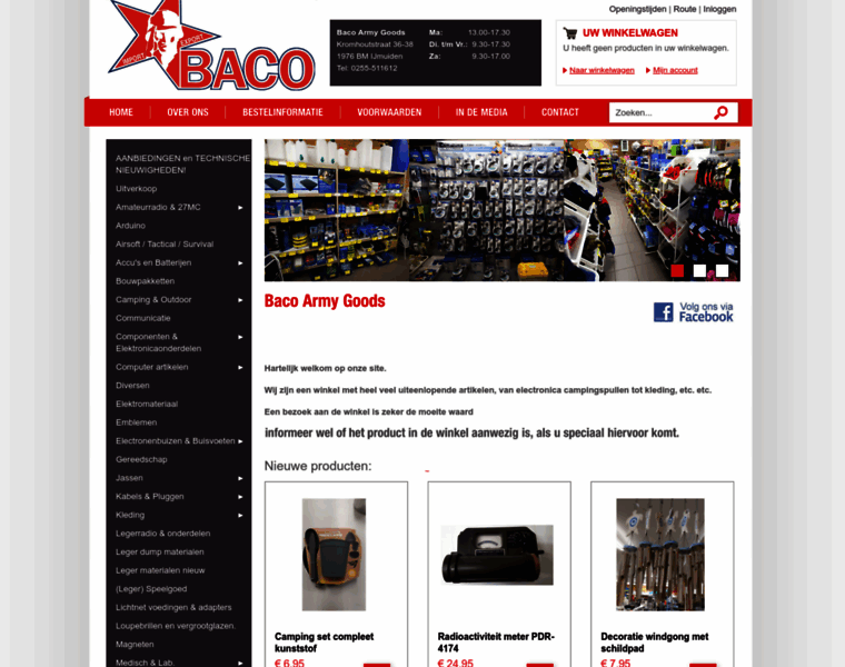 Baco-army-goods.nl thumbnail