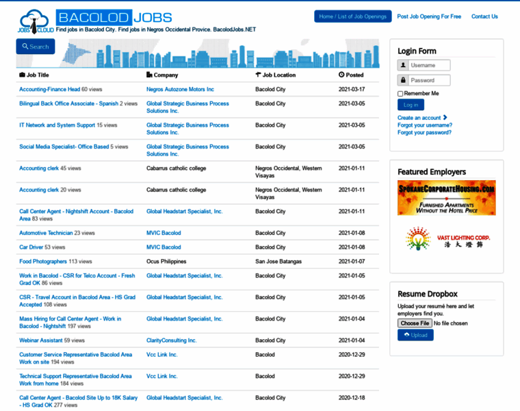 Bacolodjobs.net thumbnail