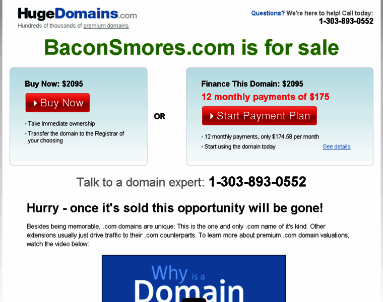 Baconsmores.com thumbnail