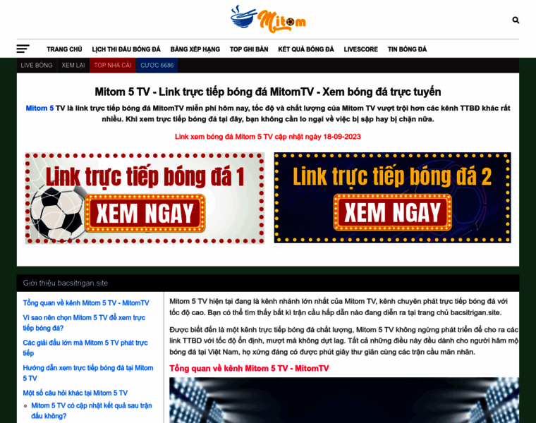 Bacsitrigan.site thumbnail
