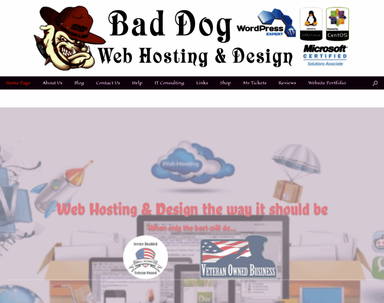 Baddogwebhosting.com thumbnail