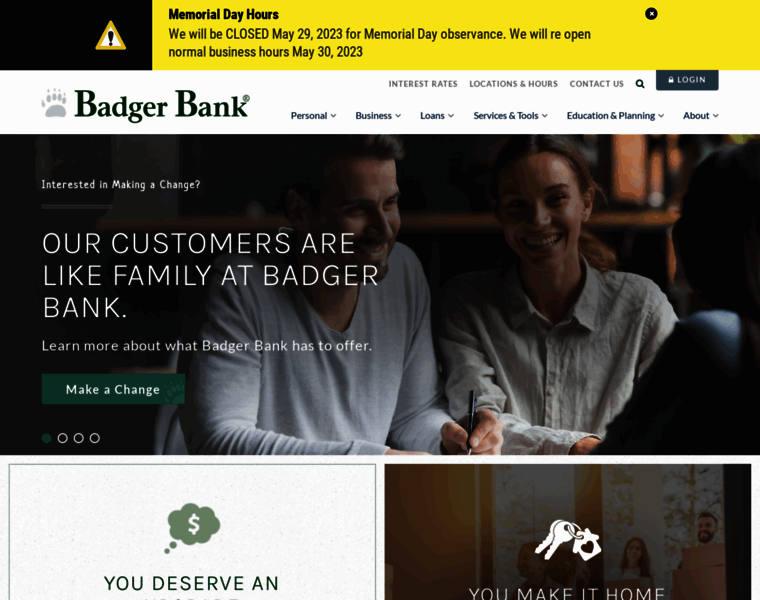 Badgerbank.bank thumbnail