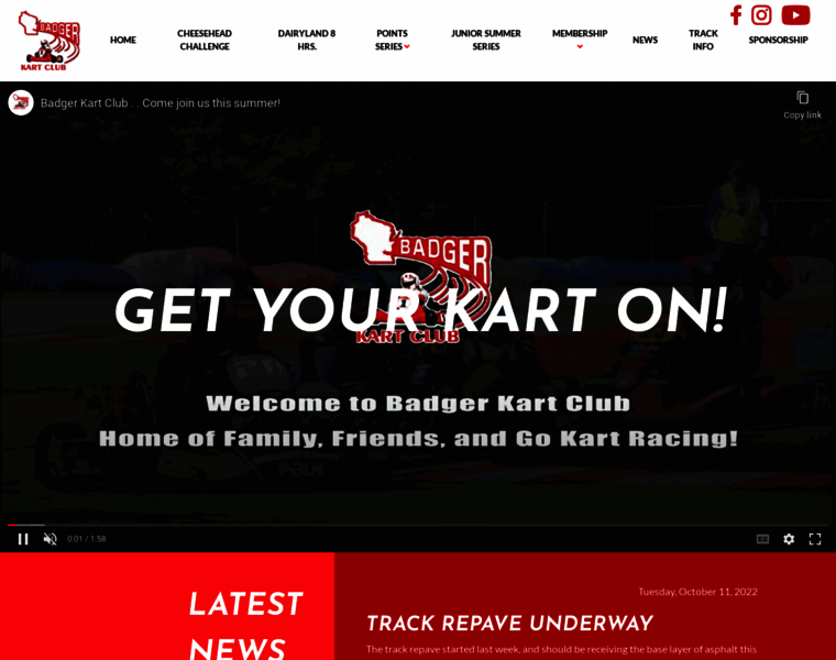 Badgerkartclub.com thumbnail