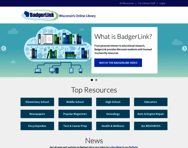 Badgerlink.net thumbnail