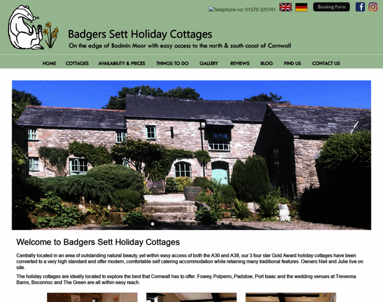 Badgersholidaycottages.co.uk thumbnail