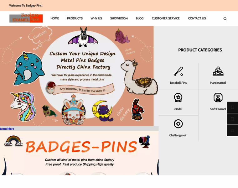Badges-pins.com thumbnail