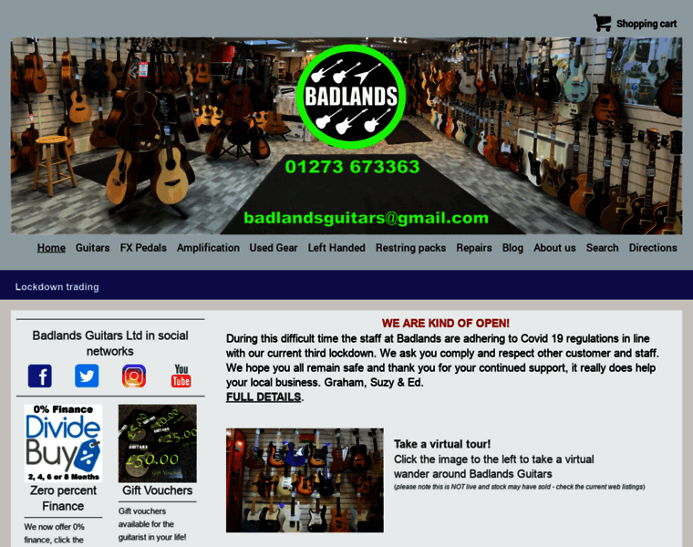 Badlandsguitars.co.uk thumbnail