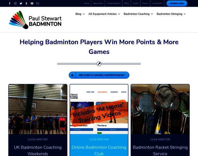 Badminton-coach.co.uk thumbnail