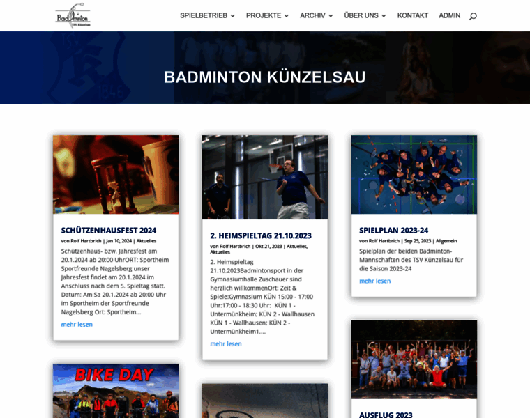 Badminton-kuenzelsau.de thumbnail