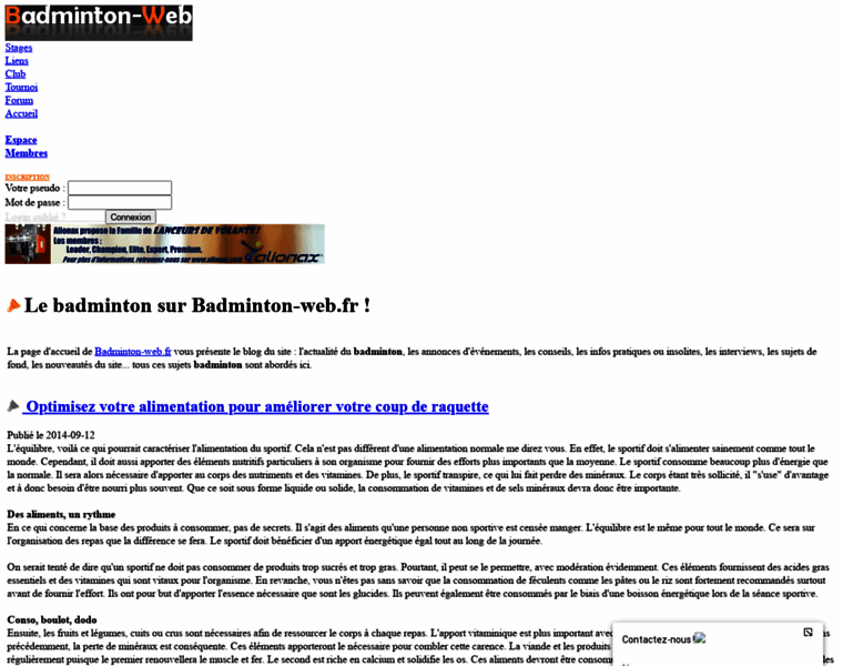 Badminton-web.fr thumbnail