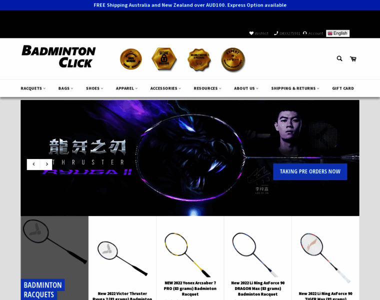 Badmintonclick.com.au thumbnail