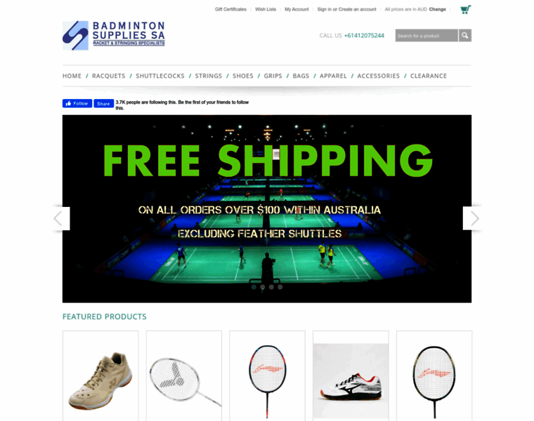 Badmintonshop.com.au thumbnail