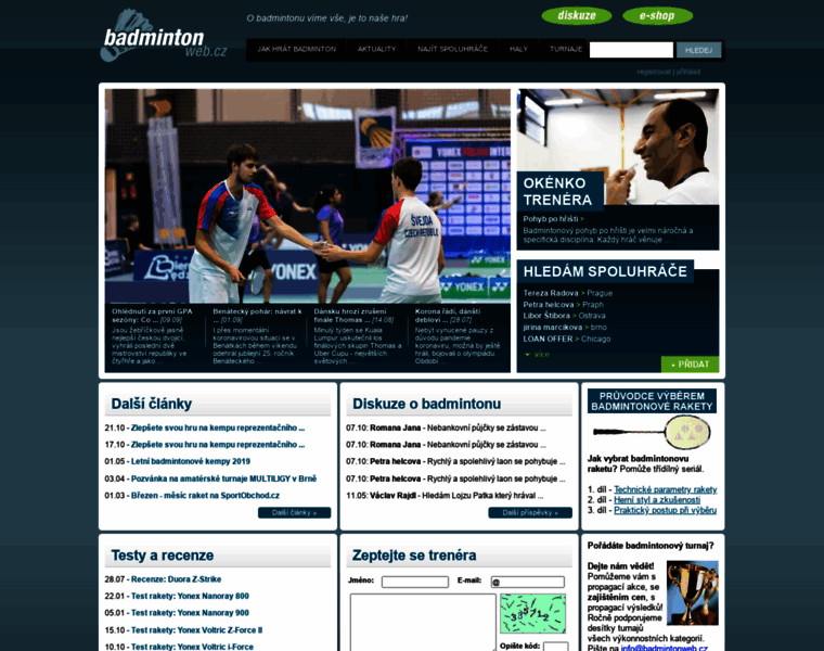 Badmintonweb.cz thumbnail