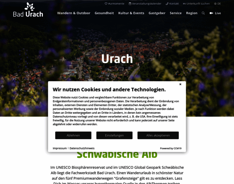 Badurach-tourismus.de thumbnail