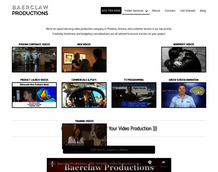 Baerclawproductions.com thumbnail