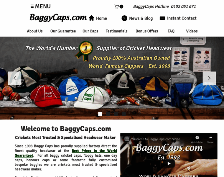 Baggycaps.com thumbnail