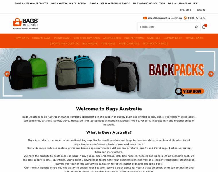 Bagsaustralia.com.au thumbnail