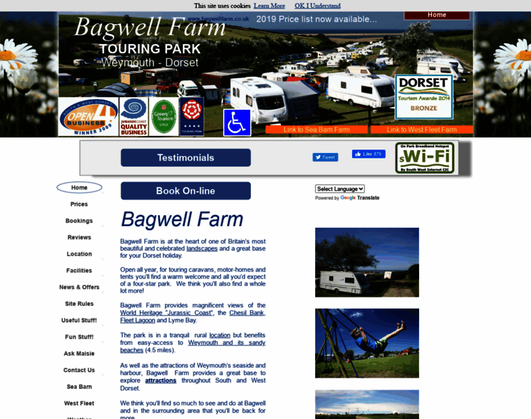 Bagwellfarm.co.uk thumbnail
