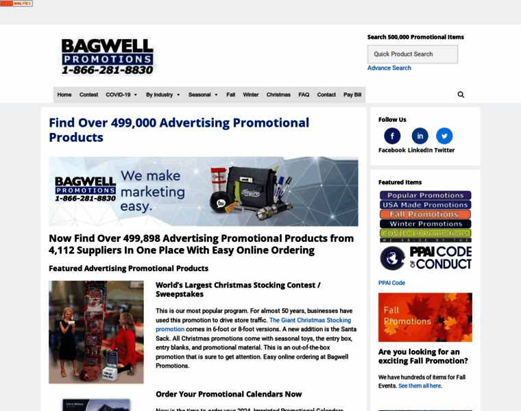 Bagwellpromotions.com thumbnail