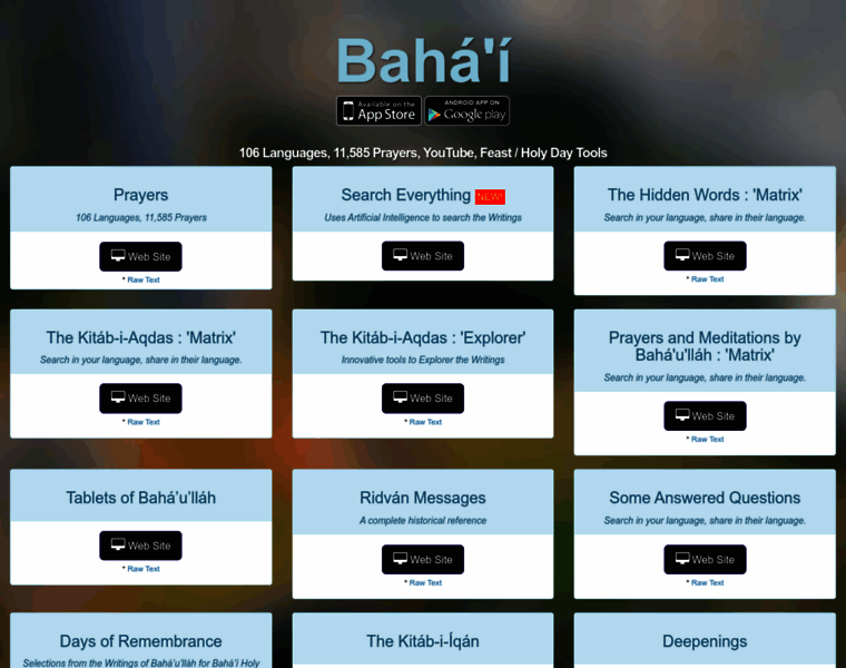 Bahaiprayers.net thumbnail