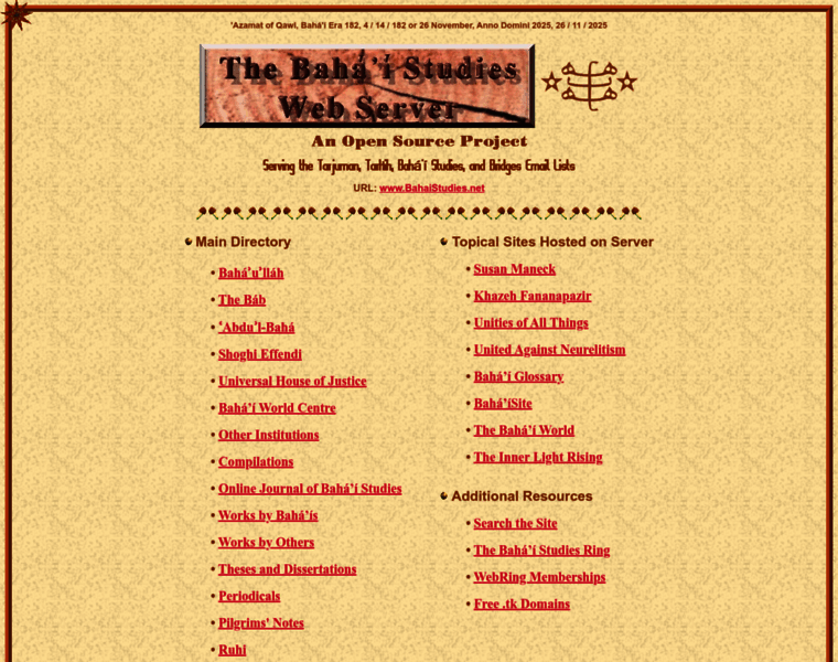 Bahaistudies.net thumbnail