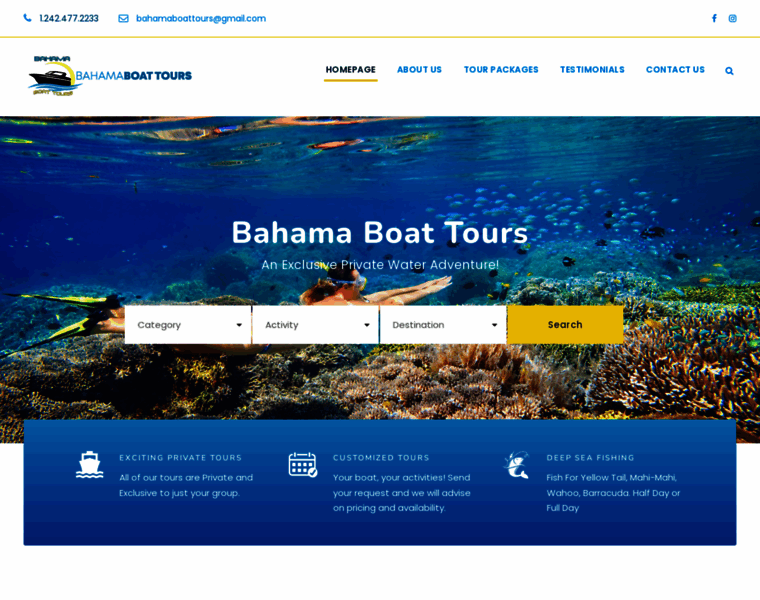 Bahamaboattours.com thumbnail