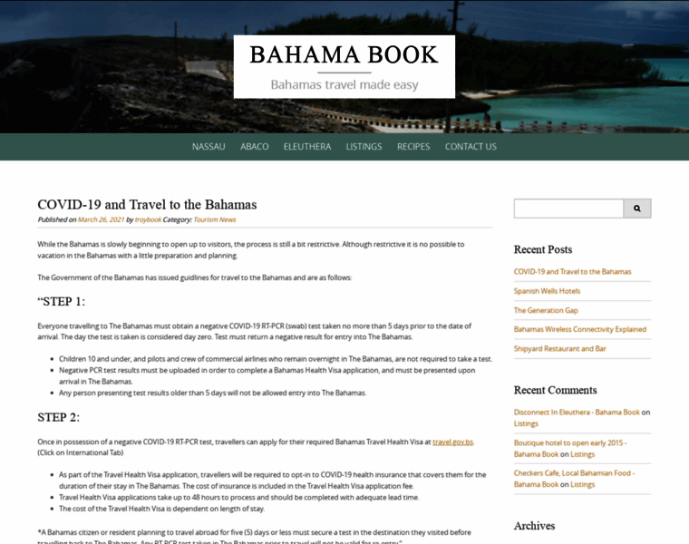 Bahamabook.com thumbnail