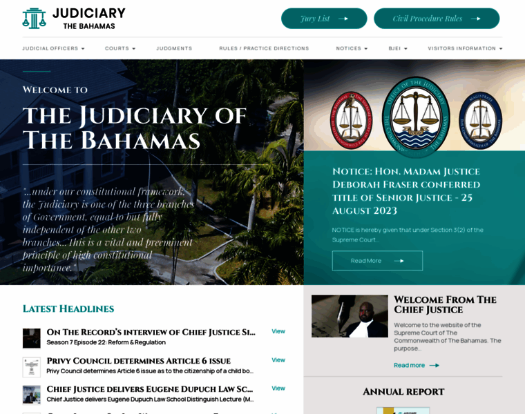 Bahamasjudiciary.com thumbnail