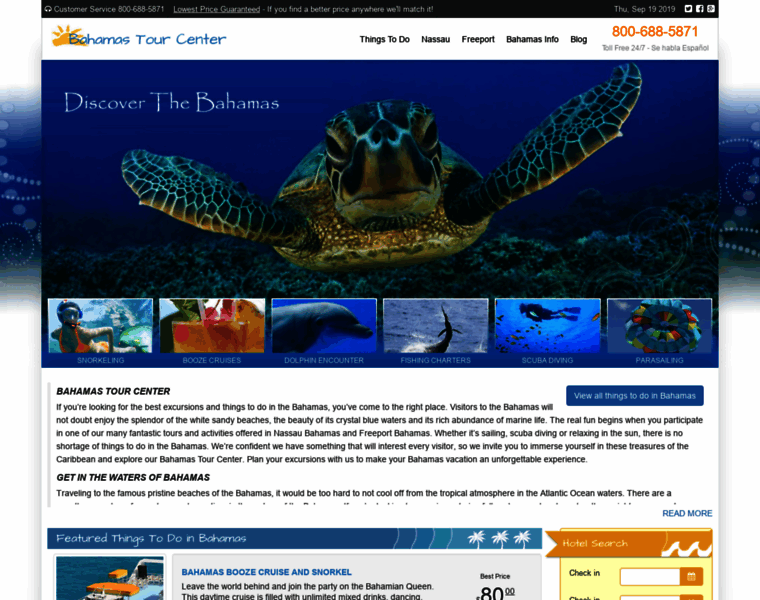 Bahamastourcenter.com thumbnail
