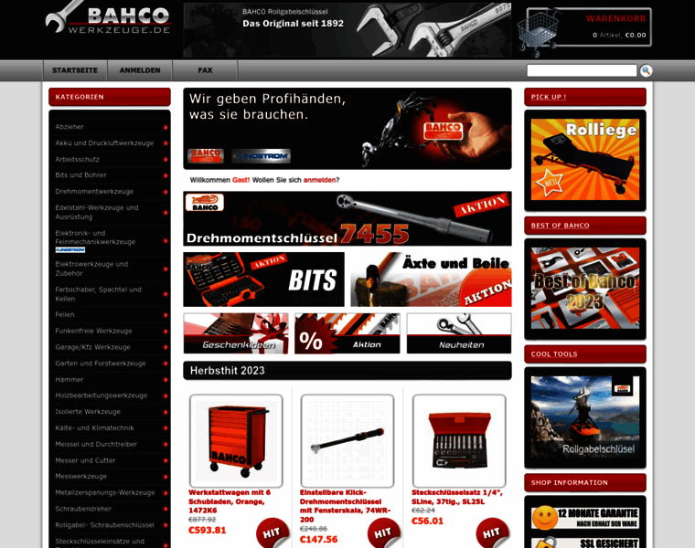 Bahco-werkzeuge.de thumbnail