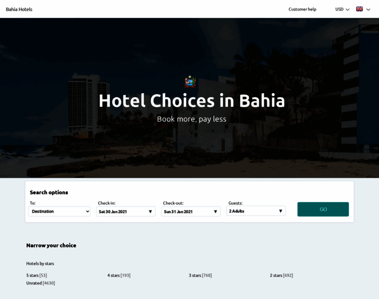 Bahiatophotels.com thumbnail