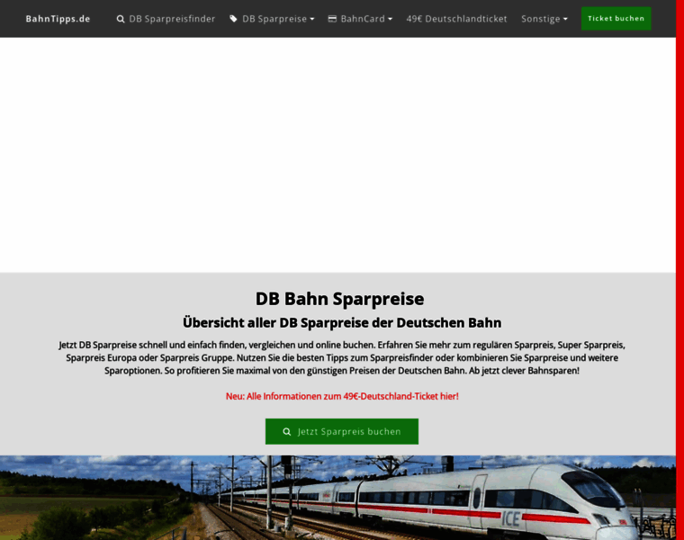 Bahn-sparpreise.de thumbnail