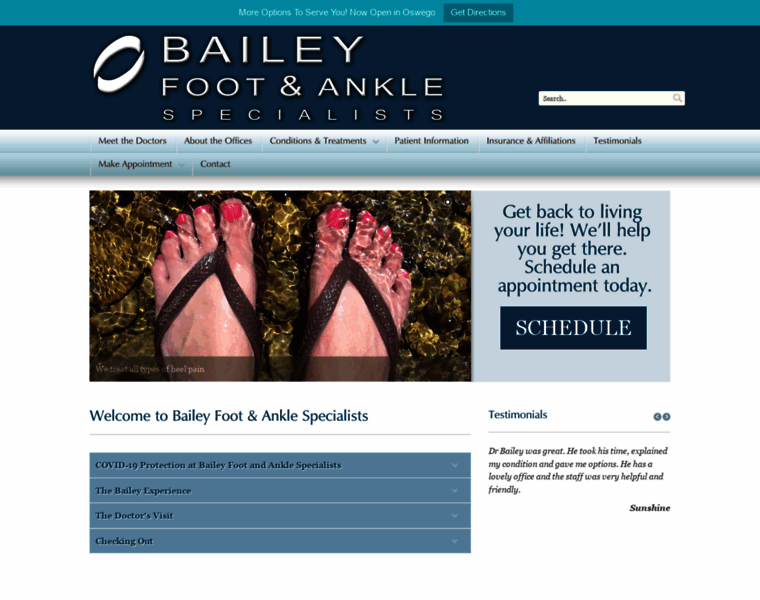 Baileyfootandankle.com thumbnail