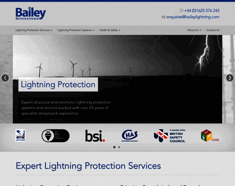 Baileylightning.com thumbnail