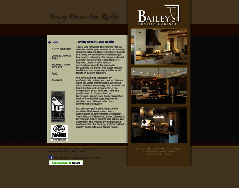 Baileys-custom-cabinets.com thumbnail