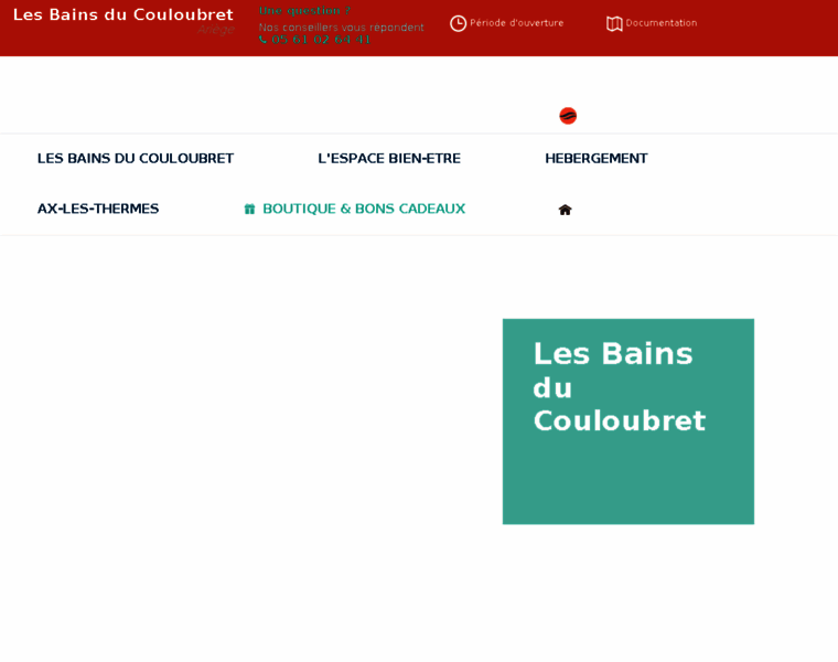 Bains-couloubret.com thumbnail