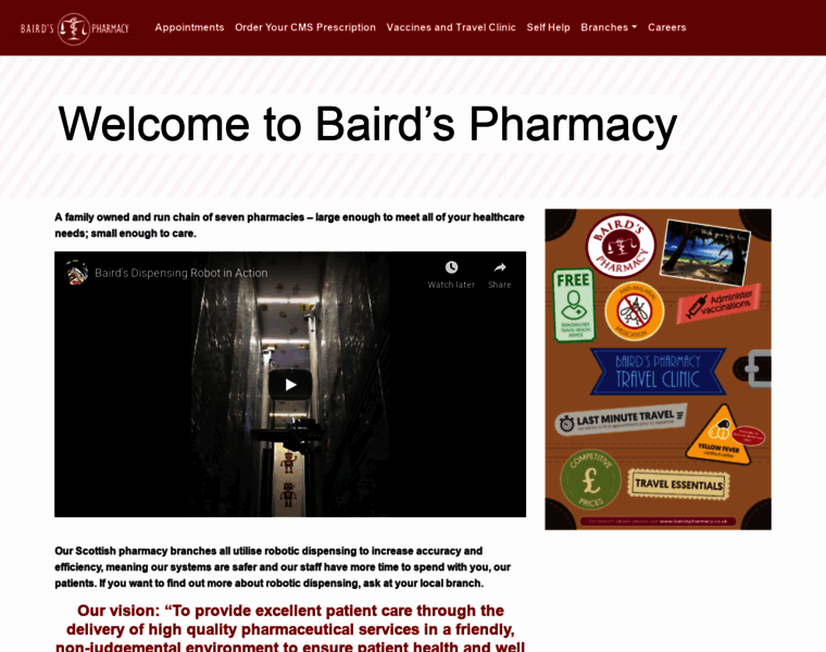 Bairdspharmacy.co.uk thumbnail