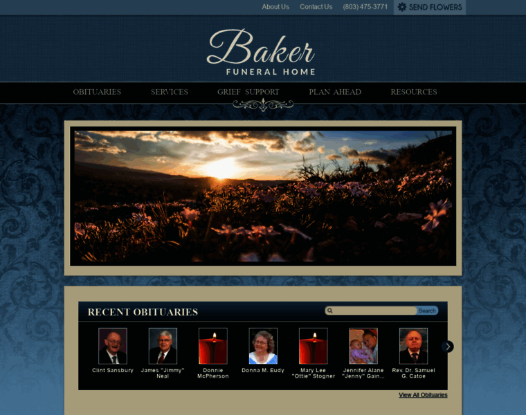 Bakerfunerals.com thumbnail