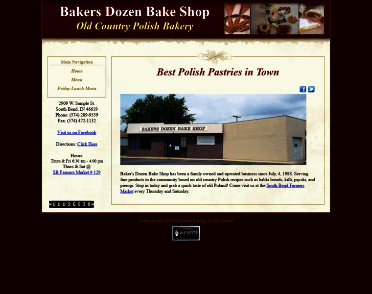 Bakersdozenbakeshop.com thumbnail