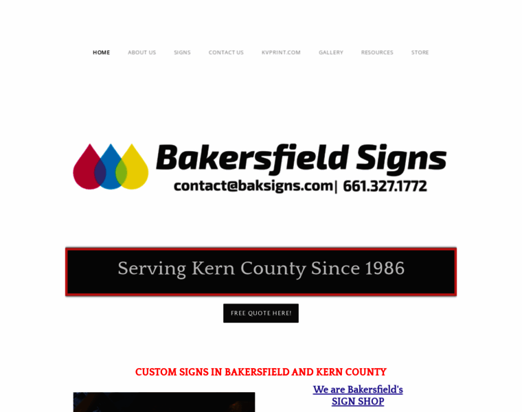 Bakersfield-signs.com thumbnail