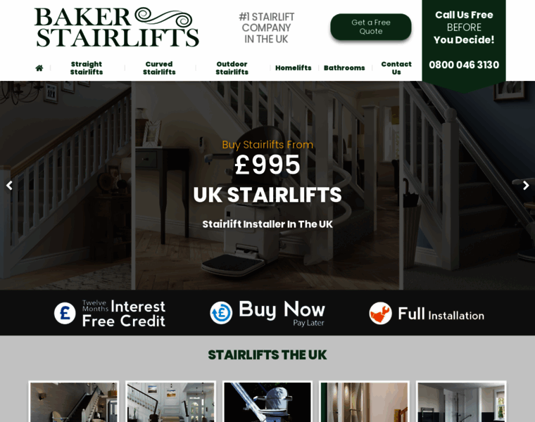 Bakerstairlifts.co.uk thumbnail
