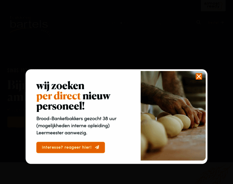 Bakkerijbartels.nl thumbnail